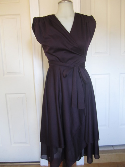 Eggplant Vintage Dress 