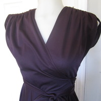 Eggplant Vintage Dress  - Thumbnail 2