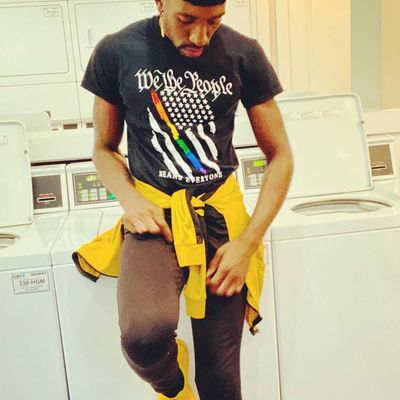 Wtp means everyone b&w flag black t-shirt