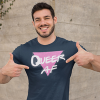 Queer AF T-shirt and Tank Top - Thumbnail 3