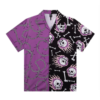 Skull and barbed wire shirt - Thumbnail 4