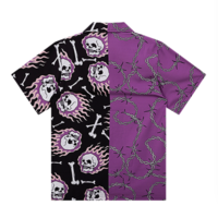 SKULL AND BARBED WIRE SHIRT - Thumbnail 1