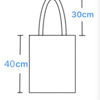 Free Shipping-"WHY FIT IN WHEN YOU WERE BORN TO" TOTE BAG - Thumbnail 2