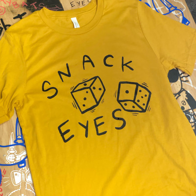 SNACK EYES T-Shirt (mustard yellow)