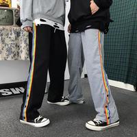 Rainbow Stripe Button Pants - Thumbnail 6