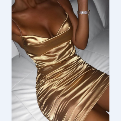 Sling sexy sleeveless dress - Thumbnail 3