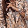 Casual Long Sleeve Plaid Coat-1