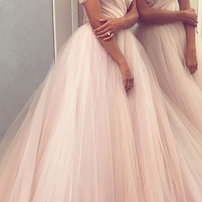 Sp1221,blush pink sleeveless backless a line evening dresses cheap prom dresses - Thumbnail 3