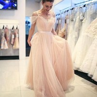 SP1222,Charming Prom Dress,Sexy Prom Dresses,Tulle Long Evening Dress - Thumbnail 1