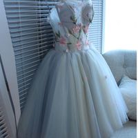 SP1228,Charming Homecoming Dresses,A-line Sweetheart Tulle Short/Mini Prom Dress with Embroidery - Thumbnail 1