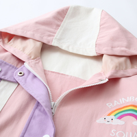 Harajuku Rainbow Love Embroidered College Wind Loose Casual Jacket - Thumbnail 7