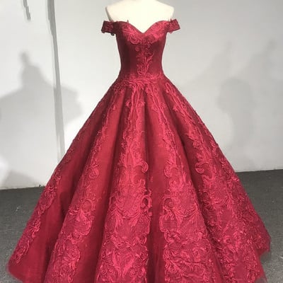 Elegant sweetheart neck floor length customize off shoulder evening dress, long heavy satin ball gown,633