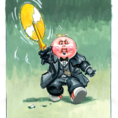 Doomed judge / cartoony chris color rough - horrorible kids - series 5 2020 - Thumbnail 1