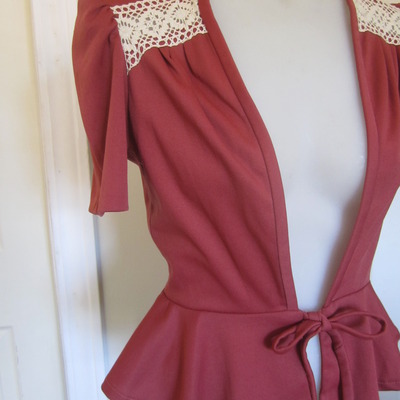 Vintage peplum top  - Thumbnail 4