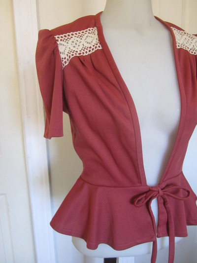 Vintage Peplum Top 