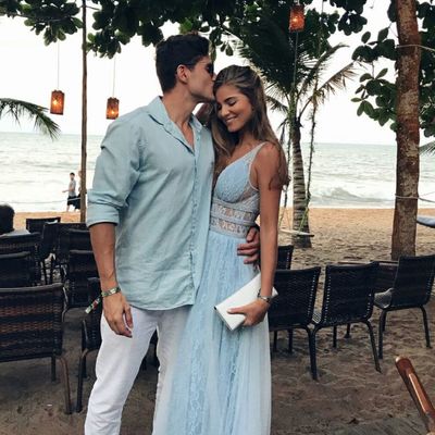 Sp1240,light blue v-neck sheath long prom dresses,sexy evening dresses - Thumbnail 5