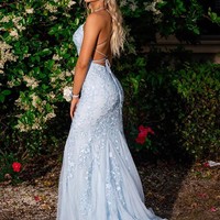 SP1250,Mermaid Lace Prom Dress, Military Ball Dress,Winter Formal Evening Dress, Homecoming Dress Long,School Party Dress - Thumbnail 1