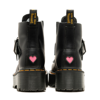 Sweet Heart Ankle Martens Boots - Black - Thumbnail 3