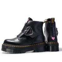 Sweet Heart Ankle Martens Boots - Black - Thumbnail 2