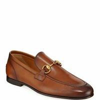 Classy Design Tan Leather Loafer shoes for men,Men Formal Moccasin Dress Shoes - Thumbnail 4