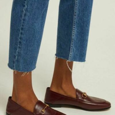 Men stylish brown leather loafer shoes, moccasin shoes for men, men slipon shoes