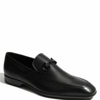 Classy Design Black Leather Loafer shoes for men,Men Formal Moccasin Dress Shoes - Thumbnail 4