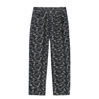 Free Shipping-PAISLEY PRINT JEANS - Thumbnail 4