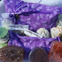 Personal Home Spa Kit in Purple Butterflys - Thumbnail 2