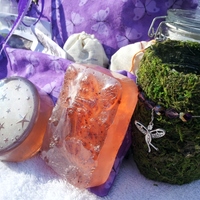 Personal Home Spa Kit in Purple Butterflys - Thumbnail 4