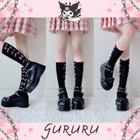 Little Bat Dark Gothic Platform Doll Shoes - Thumbnail 1