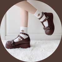 Little Bat Dark Gothic Platform Doll Shoes - Thumbnail 2