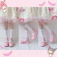 Little Bat Dark Gothic Platform Doll Shoes - Thumbnail 4