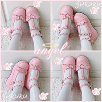 Little Bat Dark Gothic Platform Doll Shoes - Thumbnail 6