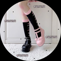 Little Bat Dark Gothic Platform Doll Shoes - Thumbnail 8