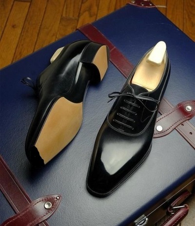 Decent Black Handmade Genuine Leather Office Mens Lace Up Shoes