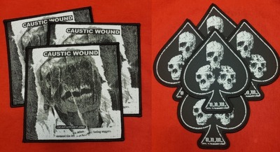 Caustic Wound / Neanderthal Noise Machine patches 