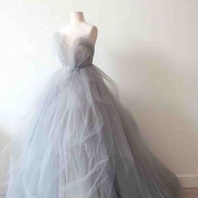 Sp1298,elegant prom dress,long prom dresses,tulle ball gown prom cheap formal prom dresses - Thumbnail 3
