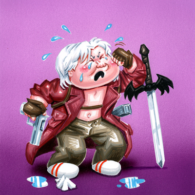 Devin may cry / dismal dante final art - horrorible kids - series 5 2020