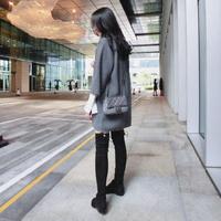 2020 Women's Shoes New Boots Women's inner Heightening Women's Shoes Low-heeled Boots F5410 - Thumbnail 5