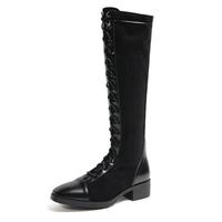 2020 Autumn All-match Boots Women's Winter Boots High Boots Flat Boots H5735 - Thumbnail 4