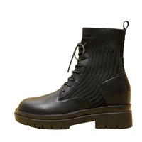 2020 New Autumn Shoes Boots Snow Fall And Winter Plus Velvet Heightened Boots H7652 - Thumbnail 2