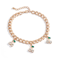 Free Shipping-CHERRY ANKLETS - Thumbnail 3