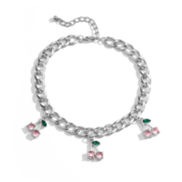 Free Shipping-CHERRY ANKLETS - Thumbnail 5