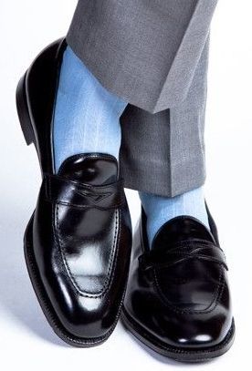 Classic Handmade Black Penny Loafer Men's Leather Party Wear Shoes