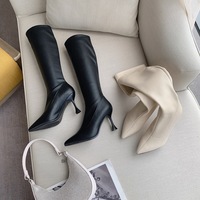 Sexy women's boots women's Autumn Winter 2020 High Heel Boots G7620 - Thumbnail 3