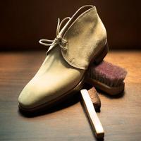 Handmade Beige Suede Boot,Chukka Ankle Boot,Oxford Boot - Thumbnail 1