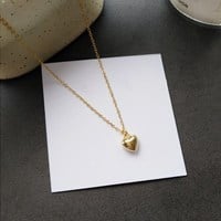 Beautiful Heart Charmed Chain Necklace - Thumbnail 2