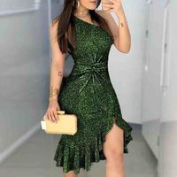 Fashion Sexy Sleeveless Dress - Thumbnail 1