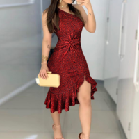Fashion Sexy Sleeveless Dress - Thumbnail 2