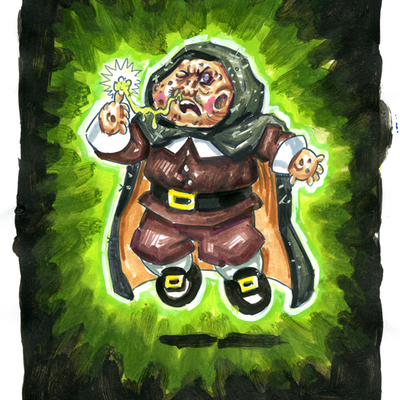 Boogedy boomer / pure a. tim color rough - horrorible kids - series 5 2020 - Thumbnail 4